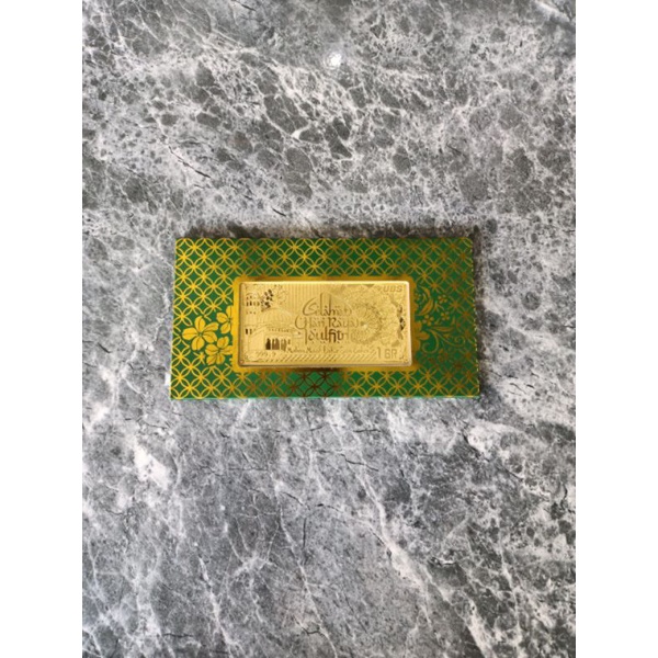 Logam Mulia UBS Thingold angpao Idul Fitri 1 Gram