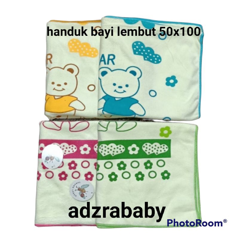 handuk bayi microfiber 50x100