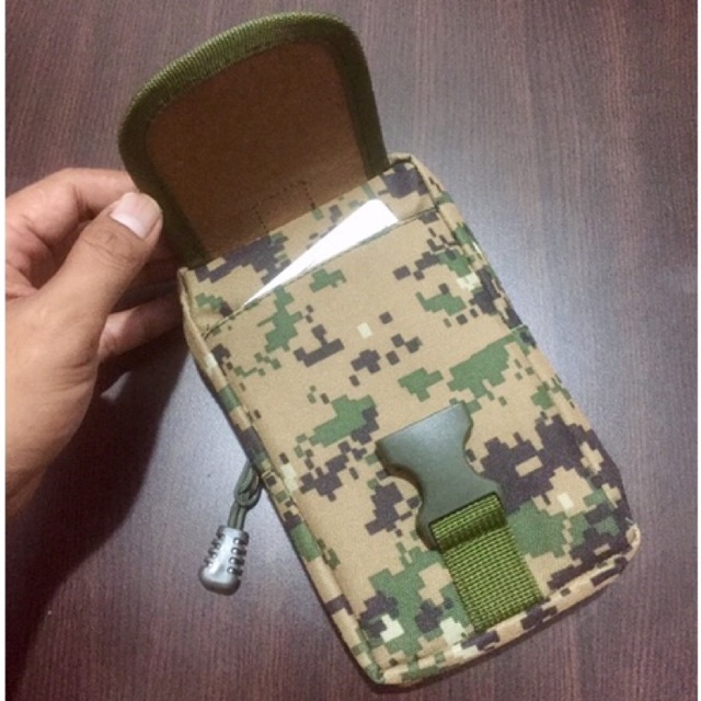 tas hp pria wanita motif loreng army model berdiri 20X12 #tas #tashp #dompethp #taskecil