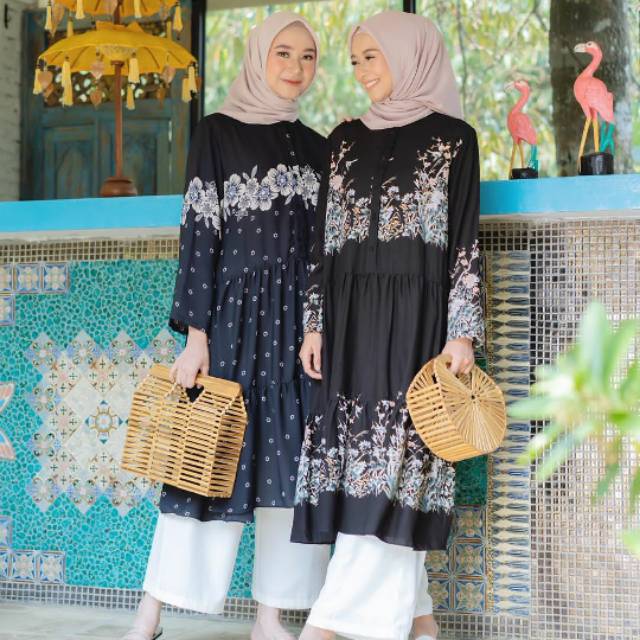 Midi Dress Haideeorlin / Kiva Tunic Haideeorlin / Baju Haideeorlin