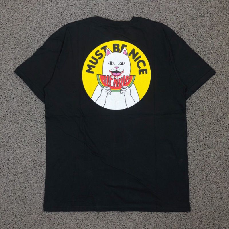 TSHIRT KAOS BAJU RIPNDIP DELICIOUS BLACK LIKE ORI