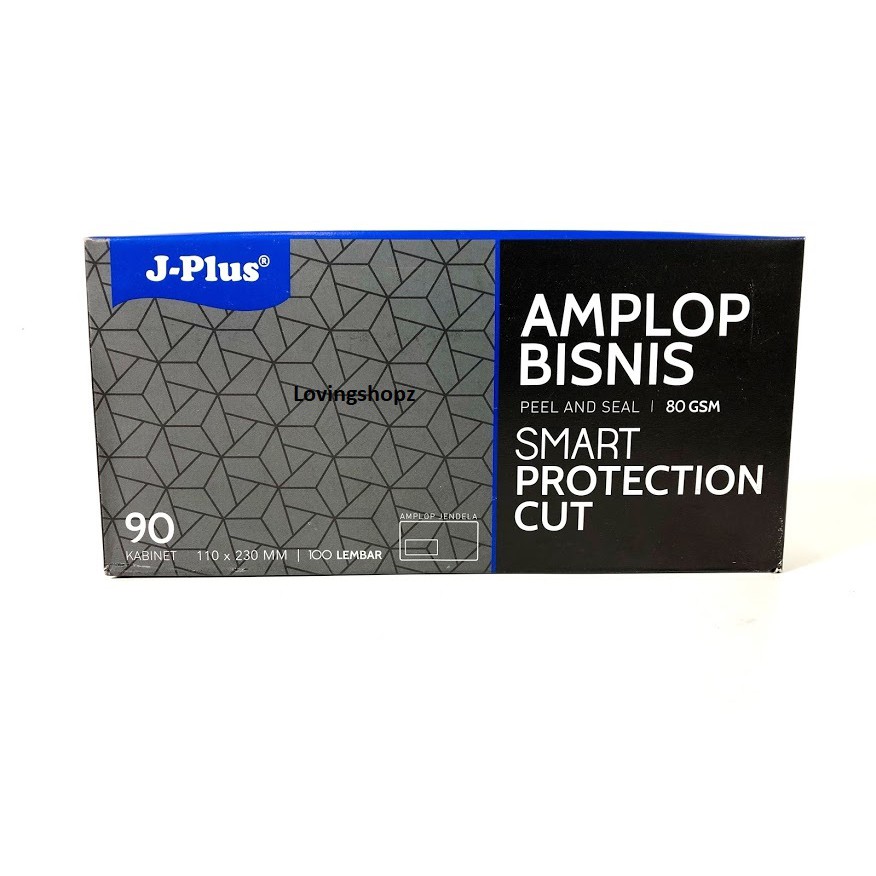 

Amplop Jendela Kiri merek J Plus