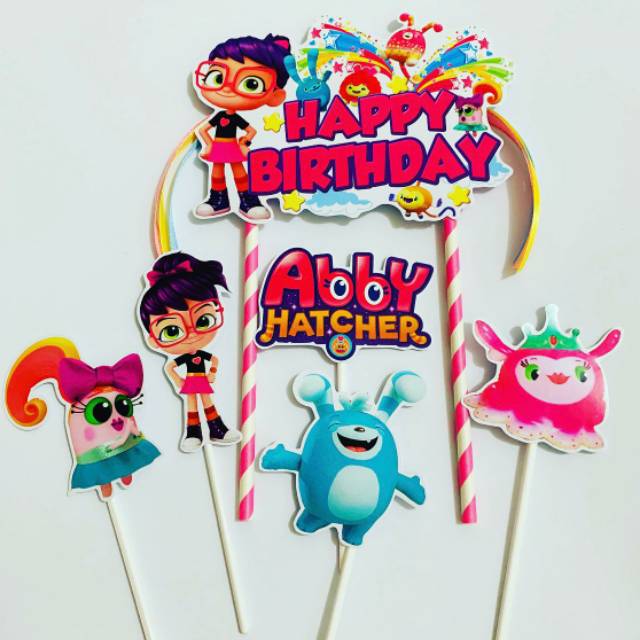 Abby Hatcher Topper Cake Birthday / Hiasan Kue Ulang Tahun