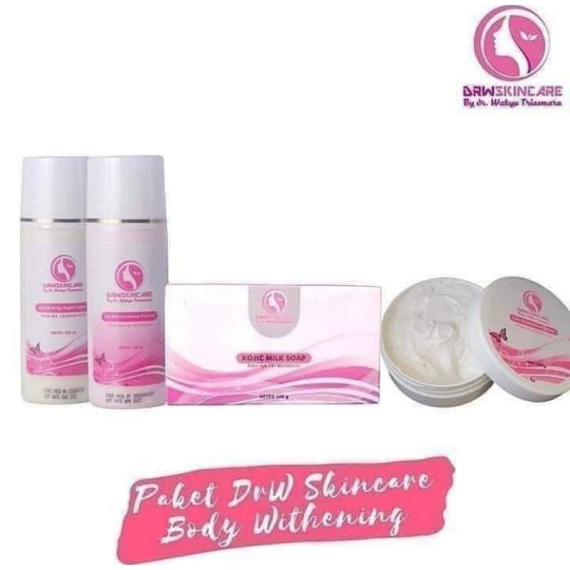 LULUR PEMUTIH HANDBODY MALAM DAN SIANG, SABUN KOJIC PEMUTIH DRW SKINCARE ORIGINAL BPOM