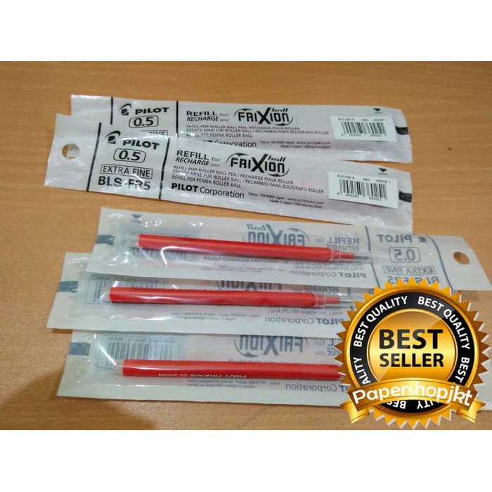 

MURAH GROSIR!!! REFILL ISI PULPEN FRIXION PILOT 0.5 MERAH / RED