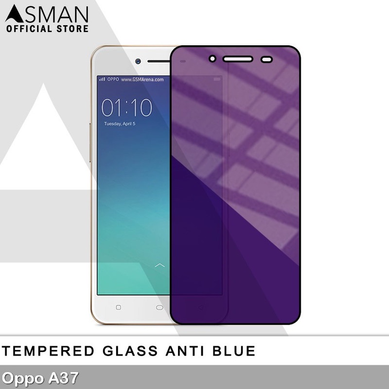 Tempered Glass Blue Light Full Lem OPPO A37 / Neo 9 Anti Radiasi