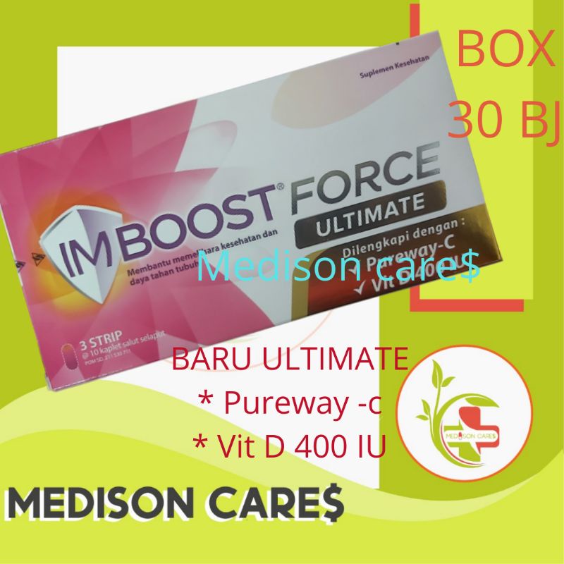 imboost force ULTIMATE NEW pureway-c vit d 400 iu | Box isi 30 ULTIMATE