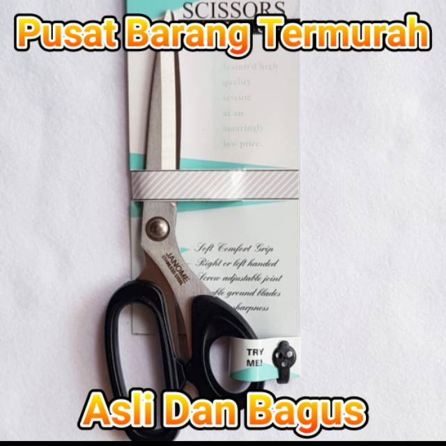 

GUNTING Stainless JANOME 22cm 8,5" Serbaguna Dan Kualitas Sangat Bagus