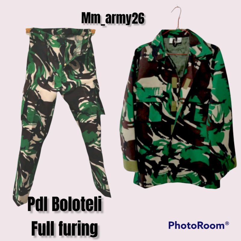 pdl boloteli puring / pdl loreng tni /pdl tni