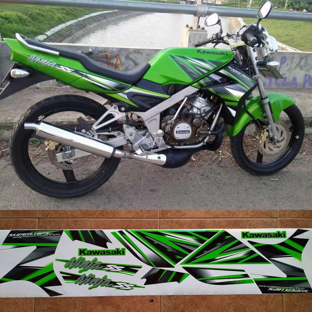 Striping Stiker Ninja Ss 2013 Hijau Printing Shopee Indonesia