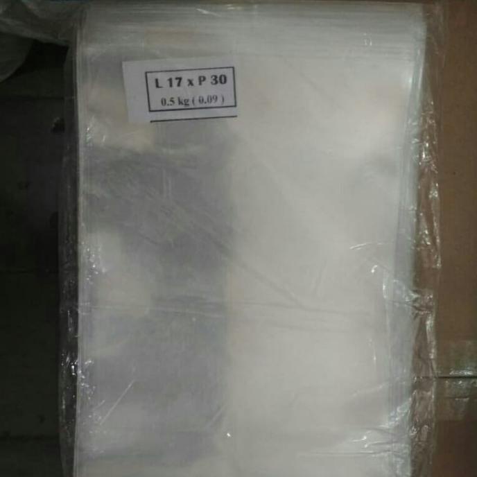 PLASTIK KLIP PP TEBAL UKURAN 17X30 CM (90 MICRON)