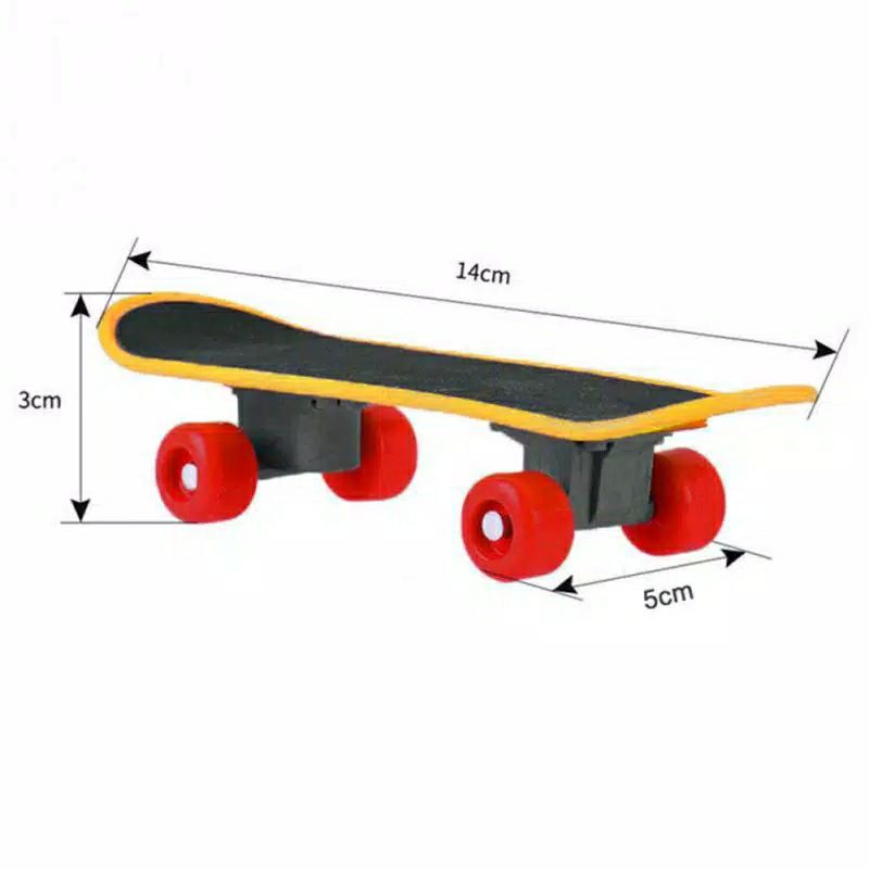 Mainan burung skateboard mini beo/parkit/kakatua