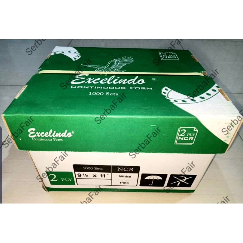 

Kertas Continuous Form 9.5 x 11 / 9.5 x 11.2 2Ply 1000Set (2000Lembar)