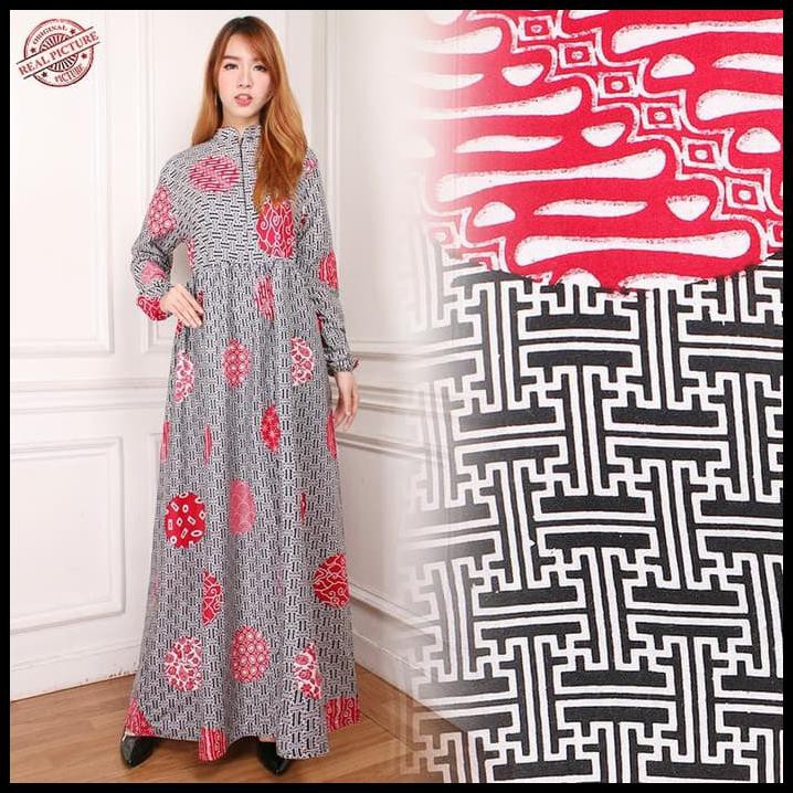 GAMIS DRESS MAXI GYOVANA LONGDRESS BATIK WANITA