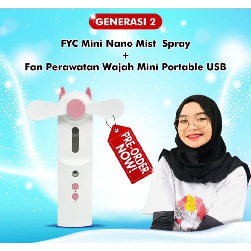 (Readyy)Nano SPRAY 2in1 Nano spray generasi 2