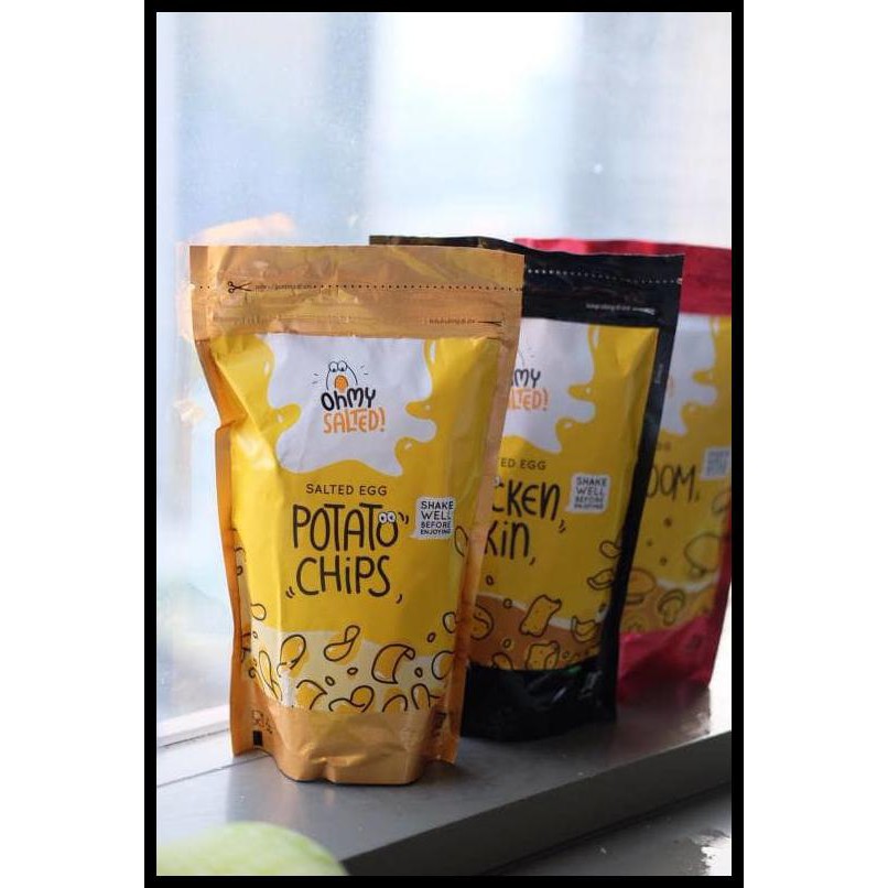 

(New Arrival!!) Paket 1 Chicken Skin, 1 Potato Dan 1 Mushroom Dari Ohmysalted!!