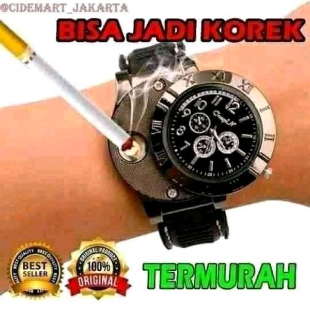 JAM KOREK API JAM TANGAN PRIA