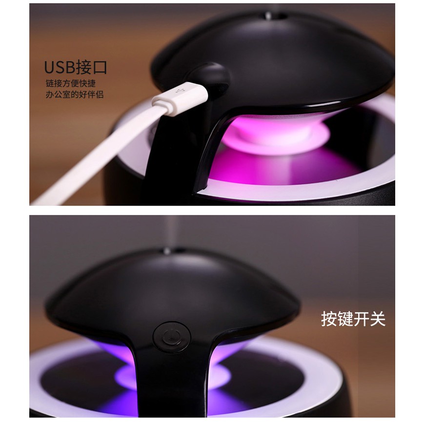 USB Night Elf Humidifier Instructions For Aromatherapy Diffuser Ultrasonic Essential Oil - 450ml