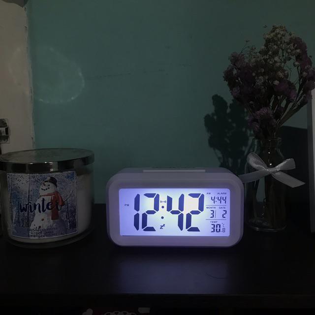 Jam Meja Digital,pengukur Suhu,alarn