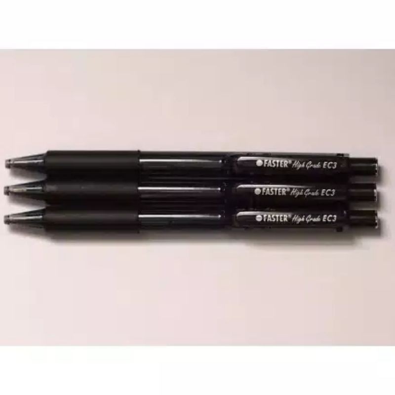 

BOLPEN FASTER CETEK EC3 0.7 MM HITAM PULPEN BALLPOINT