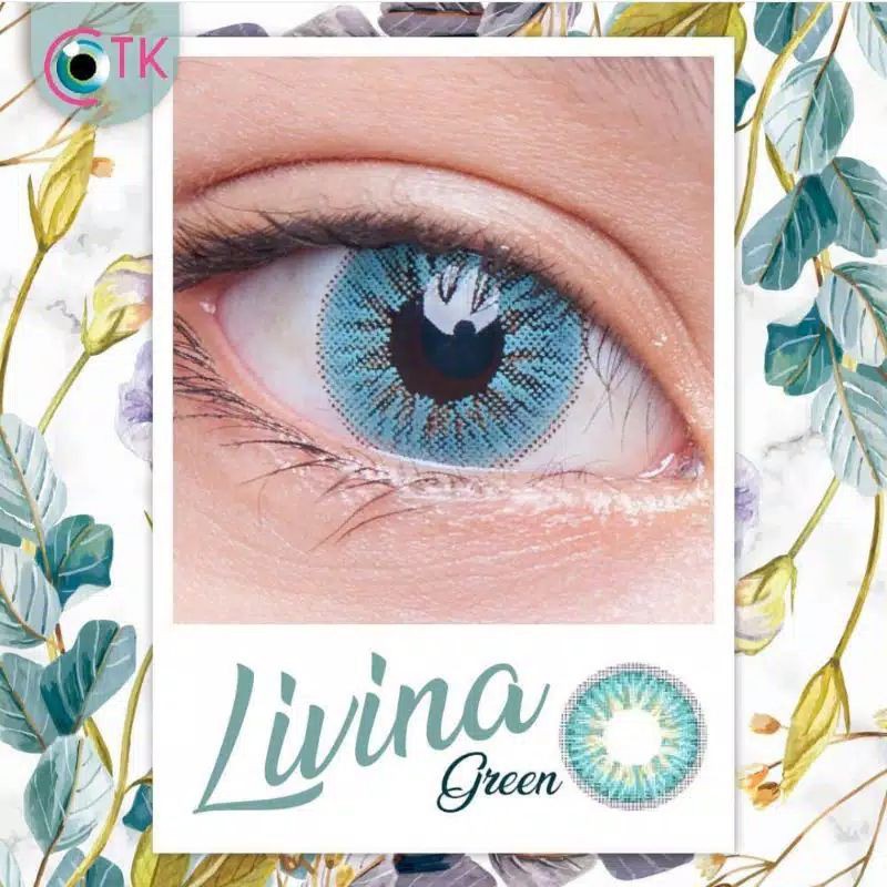 FREE LENS CASE  ORIGINAL SOFTLENS DIAMETER 15 Softlens LIVINA MINUS korea softlens SOFTLENS WARNA MINUS