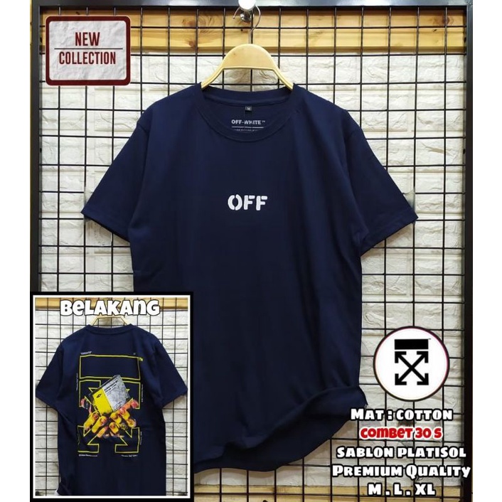 KAOS OFF WHITE TEMPERATURE-ARROWS FULL TAG LOGO MIRROR ORIGINAL