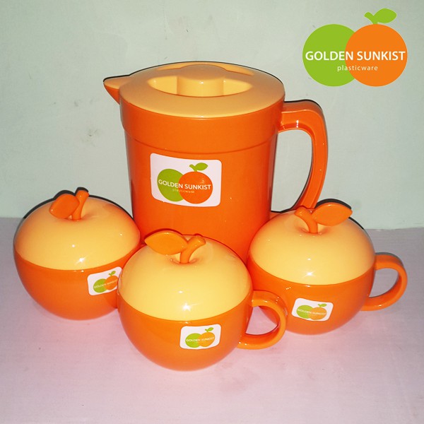 Jual Kan Air Set Gelas Apel Golden Sunkist Teko Set Tea Set Drink Jar Shopee Indonesia 7508