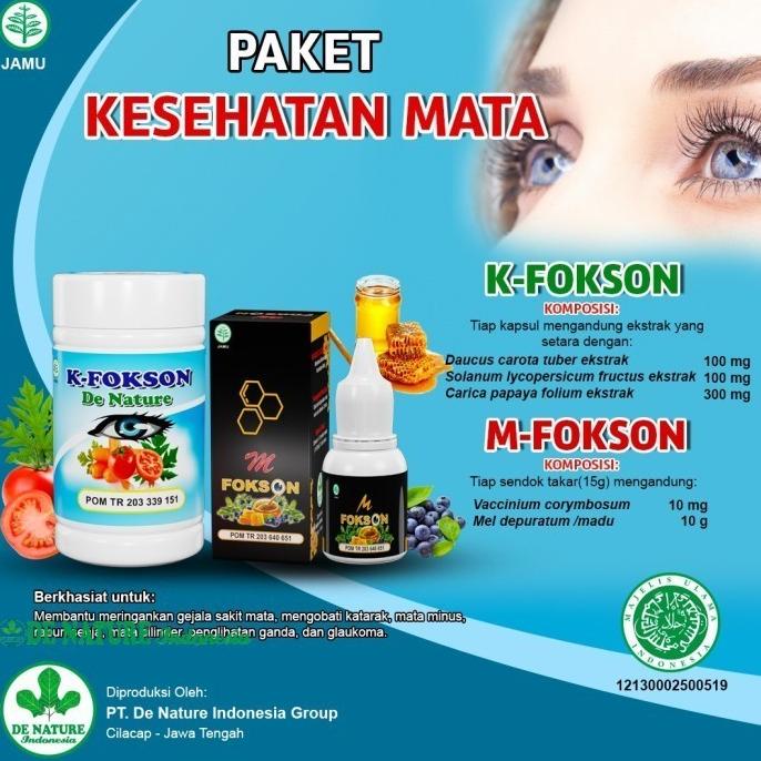 TERLARIS Obat Tetes Mata Buram K-Fokson Sebelah Tradisional Herbal Vitamin Murah