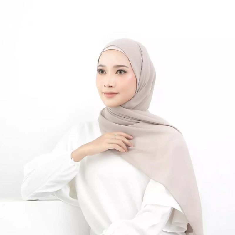 Hijab Pashmina Tali Instan 150 x 75 Diamond Strech |Jilbab Premium