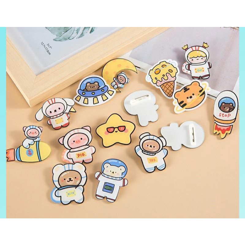 PIN ACRYLIC IMPORT KARAKTER ANAK COWOK/BROS ANAK LAKI LAKI/PIN ACRYLIC UNTUK TAS ANAK COWOK/PIN ASTRONOT UNTUK ANAK LAKI LAKI/PIN ACRYLIC MURAH