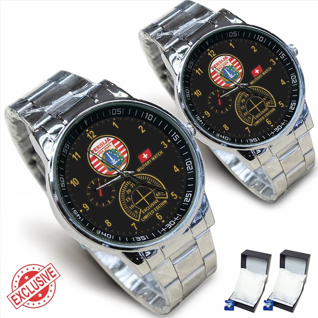 Jam Tangan Rantai Couple - PERSIJA (Awesome)