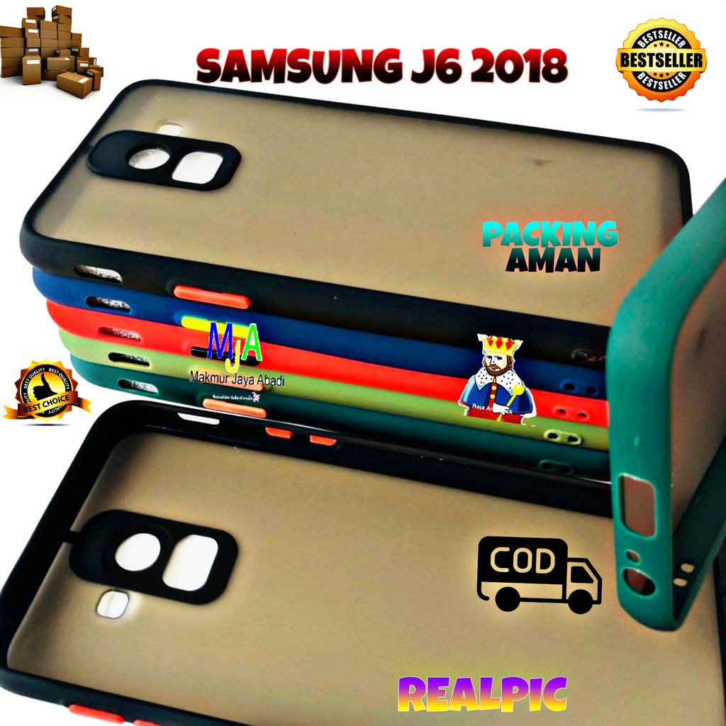 SOFTCASE SAMSUNG GALAXY J6 2018 - CASE MATTE FULL COLOUR MY CHOICE BUMPER CASE PELINDUNG KAMERA