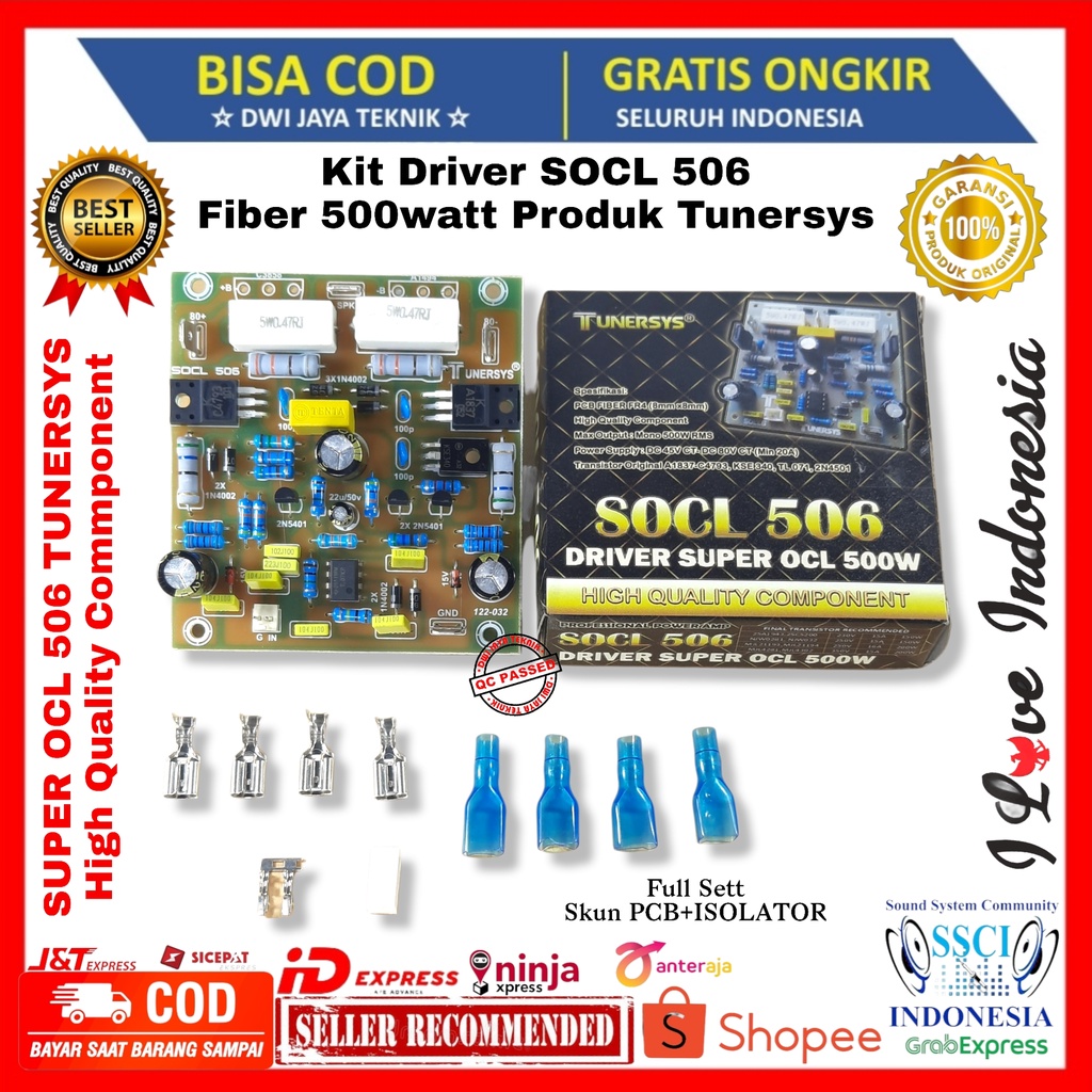 KIT Driver 500W SOCL 506 Mono By Tunersys SE-388