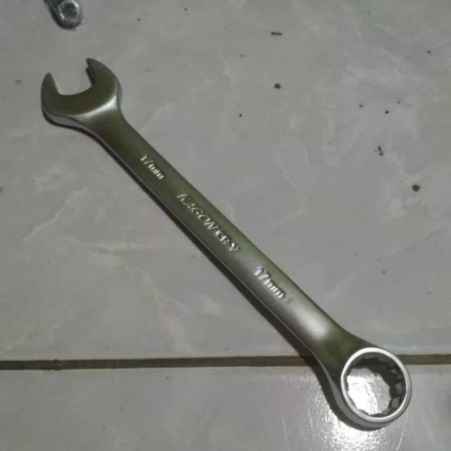 Combination Wrench Kunci Kombinasi Ring Pas 17mm CRV