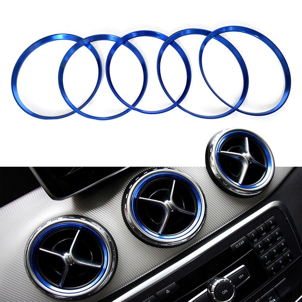 Solighter 5pcs Ring Fitting AC Mobil Mudah Dipasang