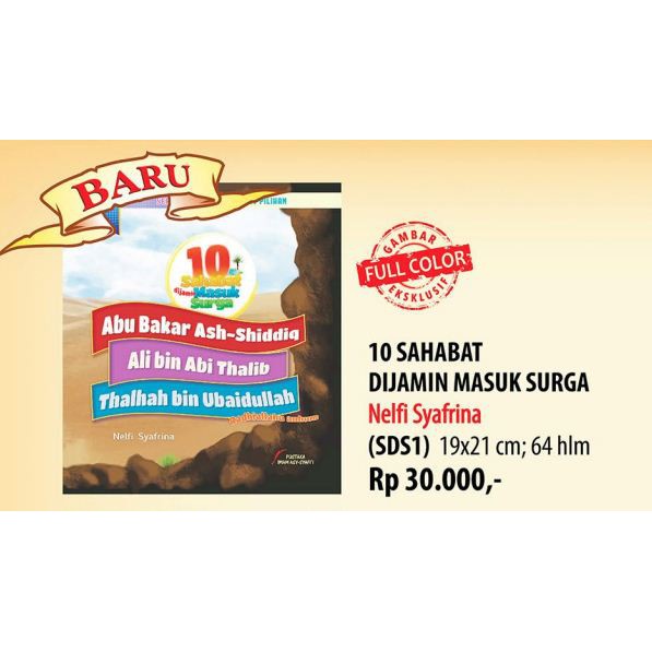 BUKU 10 SAHABAT DI JAMIN MASUK SURGA