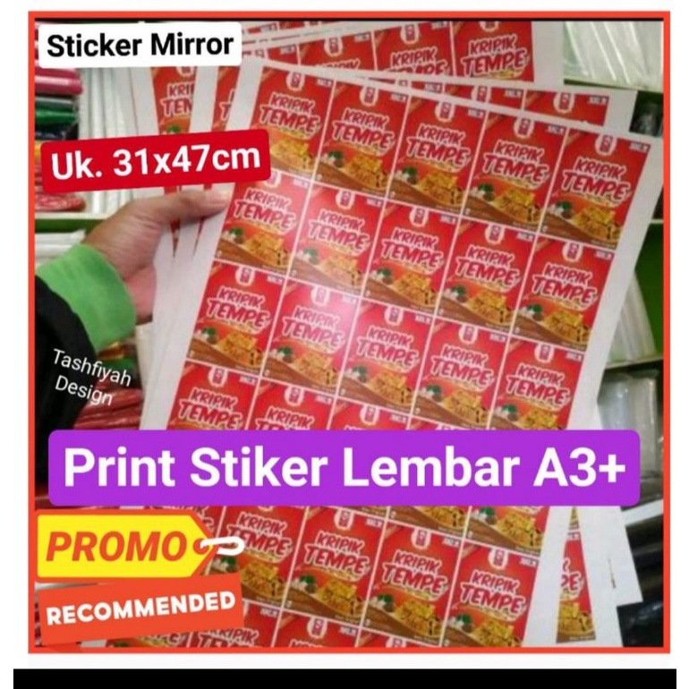 

Cetak Stiker Mirror 31X47 A3+ Bonus Cutting