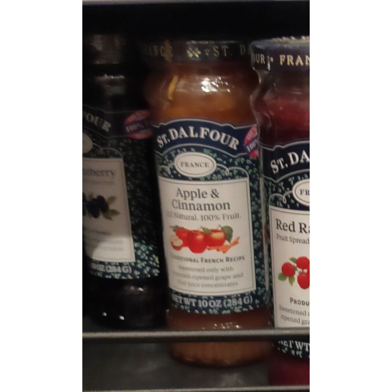 

St dalfour selai jam Apple & cinnamon spread 284gr 100%from fruit