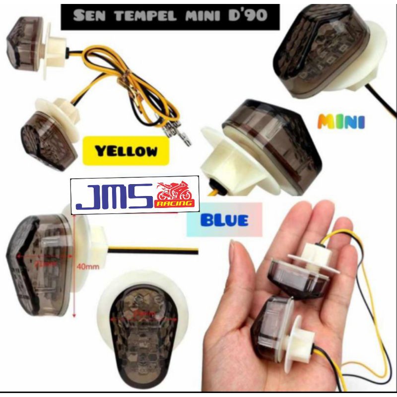 lampu sen tempel mini universal honda yamaha suzuki kawasaki vixion cbr r25 r15 ninja 250 gsx 150