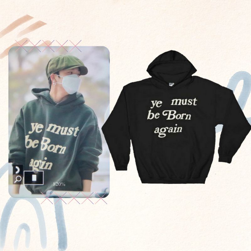 Hoodie kpop Asahi Treasure Ye Must Be Born Again SABLON