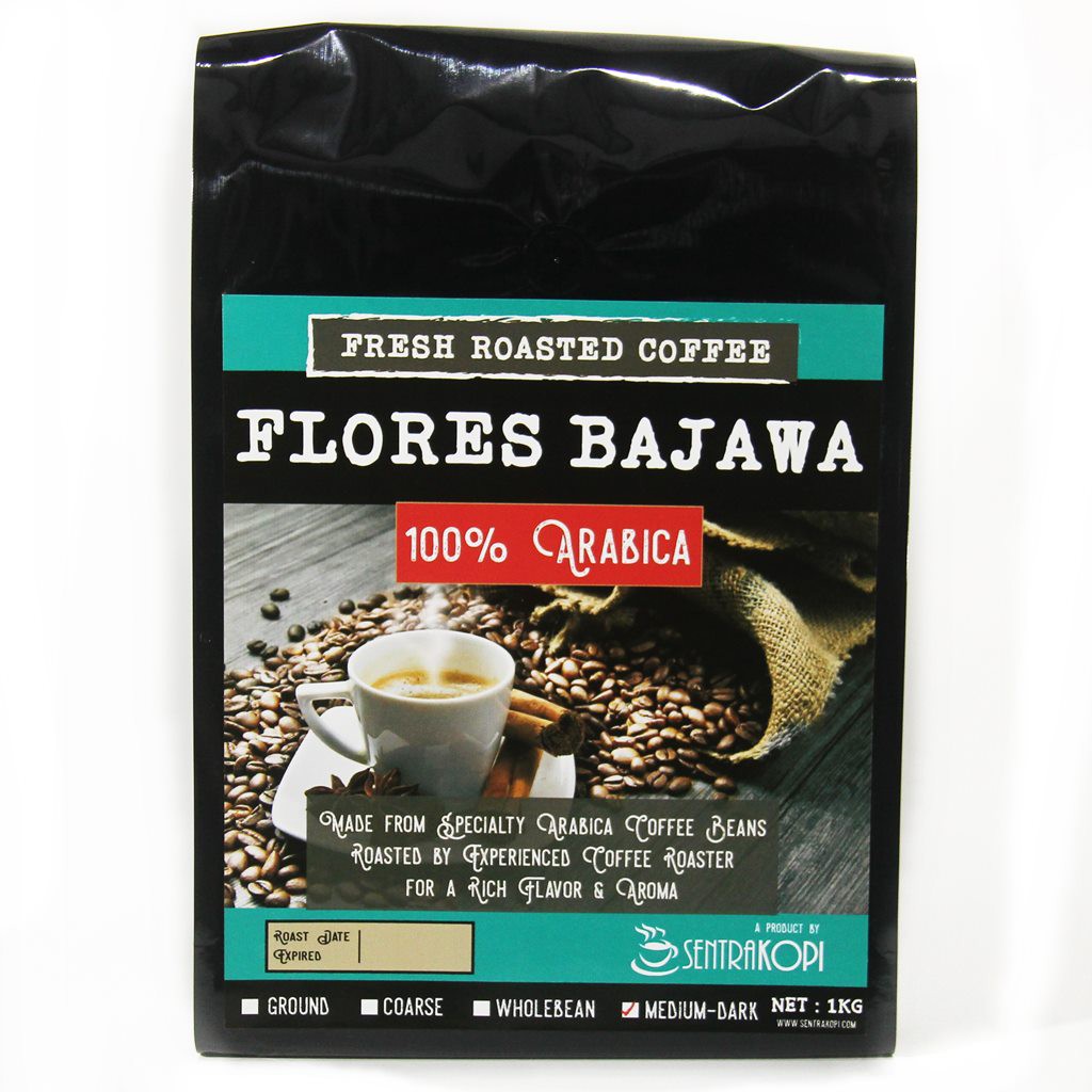 

Kopi Arabika Flores Bajawa 1 Kg - Bubuk / Biji - Premium Arabica Coffee 1Kg by Sentra Kopi