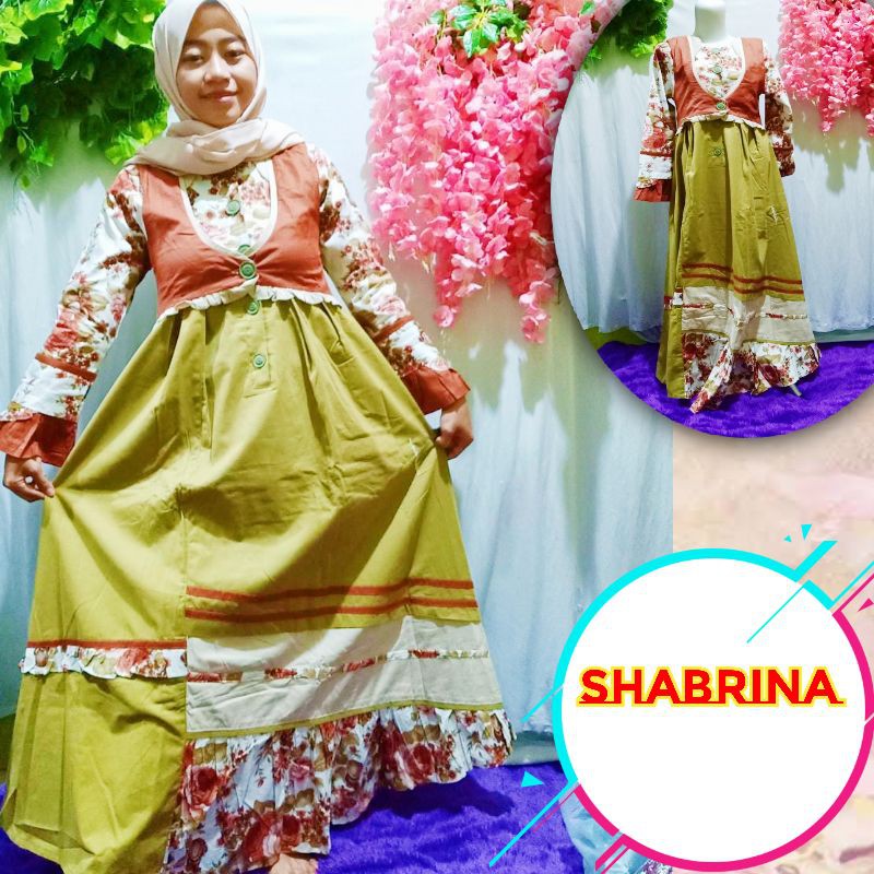 Gamis Shabrina Bunga S