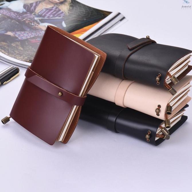 

EC (IN STOCK) BUKU CATATAN / DIARY / JURNAL KOSONG SAMPUL KULIT UNTUK DFVDF65465