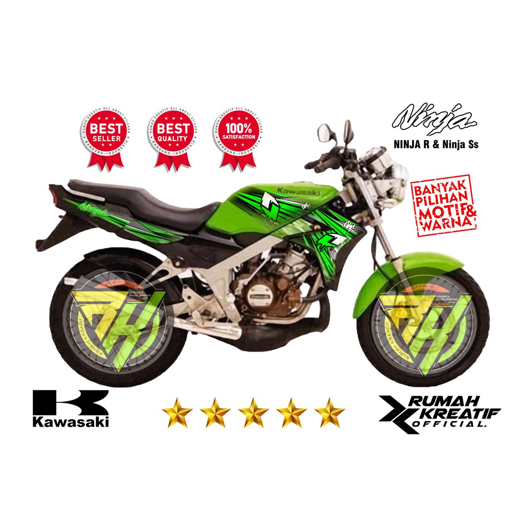 NINJA R Racing Ninja R & Ninja Ss STRIPING VARIASI   RK-01