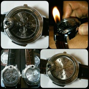 KOREK API GAS JAM TANGAN / SOFENIR HADIAH KOREK API MANCIS MURAH