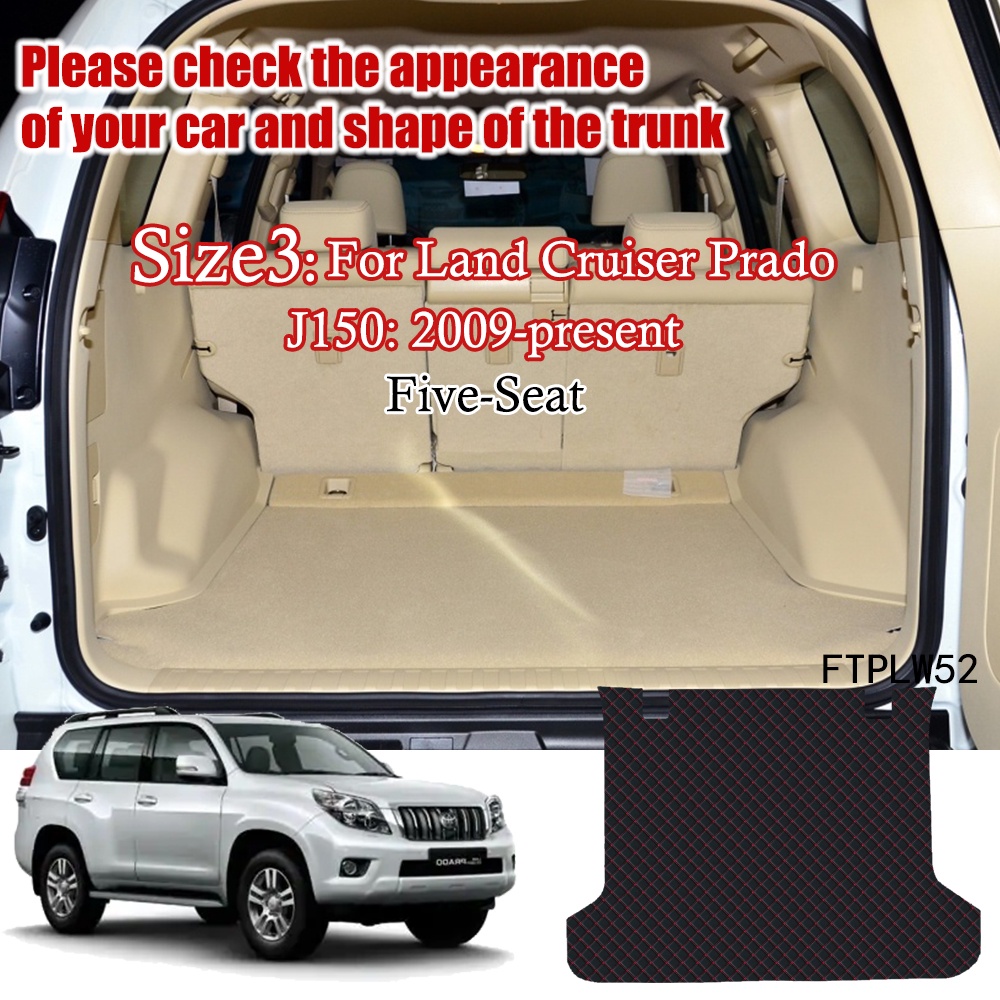 Matras Bagasi Mobil Bahan Kulit Premium Untuk Toyota Land Cruiser Prado J150 J120 J150 2002-2021