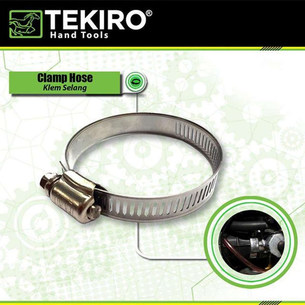 Tekiro Kleman Selang / Ring Selang 1,5 Inch (Isi 10pc) / Ring Stainless 1,5 Inch