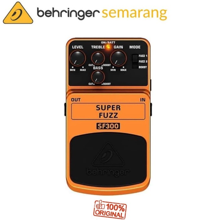 {AudioStore} Behringer SF300 - SF 300 Super Fuzz Distortion Efek Pedal Berkualitas