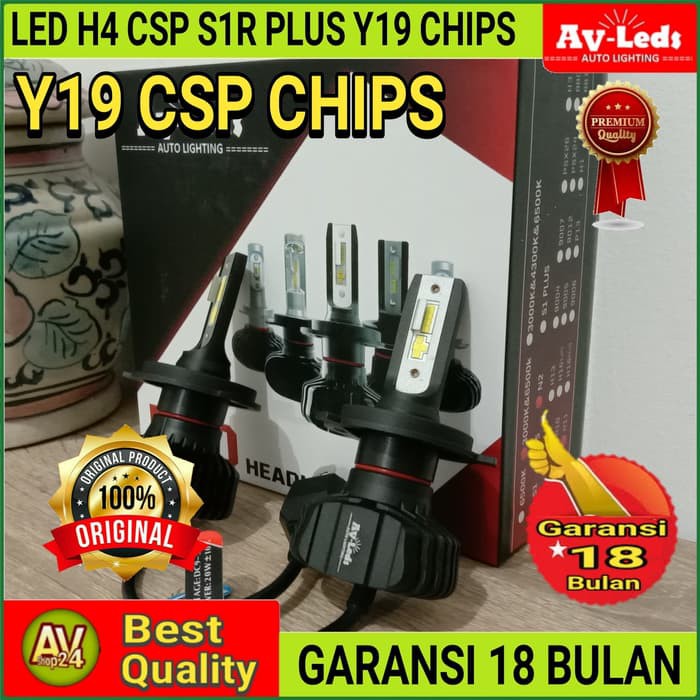 LAMPU LED MOBIL H4 CSP S1+ Super Terang W34