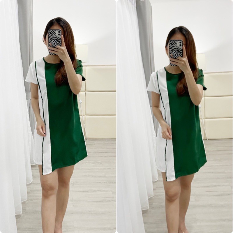 dress casual korea / mini dress wanita / K LUH